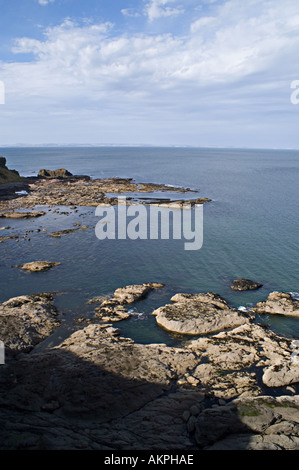 Blick vom Tantallon Castle in der Nähe von North Berwick in East Lothian, Schottland alten Hochburg der Douglas-clan Stockfoto