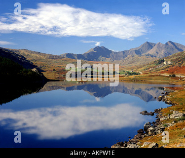GB - WALES: Llynnau Mymbyr und Mount Snowdon Stockfoto