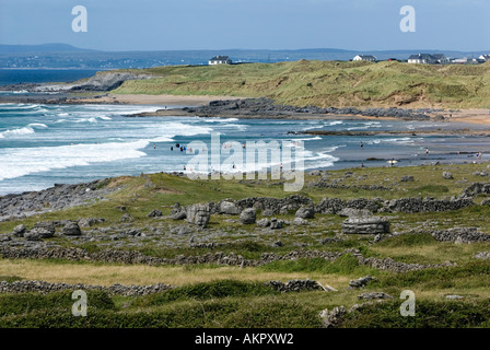 Fanore Strand, Co. Clare, Irland Stockfoto