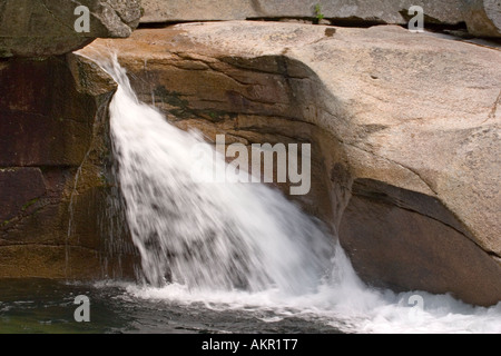 Das Becken, Franconia Notch State Park in den White Mountains von New Hampshire Stockfoto