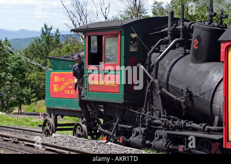 Die Mount Washington Cog Railway Stockfoto