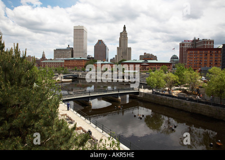 Providence, Rhode Island, RI USA - Waterplace Park Stockfoto
