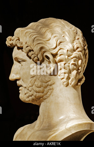 Statue von Adriano, Vatikan, Italien Stockfoto