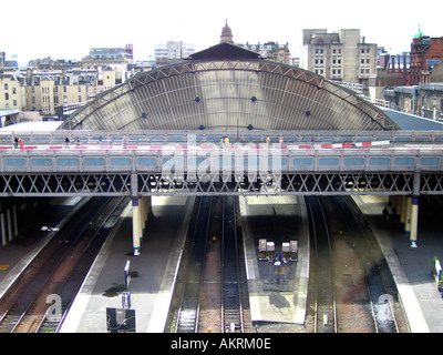 Queen Street Bahnhof Glasgow Schottland Stockfoto