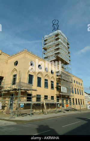 Bau- und arbeiten an einer neuen islamischen Moschee in Sheffield, Stadtzentrum, South Yorkshire, England, UK Stockfoto