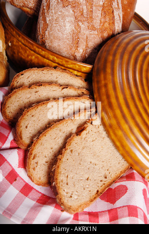 Verschiedene Sorten Brot, Nahaufnahme Stockfoto