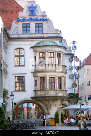 die berühmten Jugendbund Hofbräuhaus Bau München Bayern München Hofbruhaus Hofbaeuhaus Stockfoto