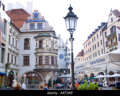 die berühmten Jugendbund Hofbräuhaus Bau München Bayern München Hofbruhaus Hofbaeuhaus Stockfoto