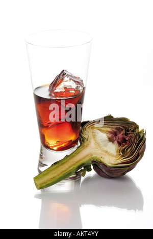 Cynar, Nahaufnahme Stockfoto