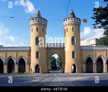 Stadttor, Nauener Tor in Potsdam, Havel, Brandenburg Stockfoto