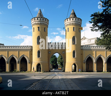 Stadttor, Nauener Tor in Potsdam, Havel, Brandenburg Stockfoto