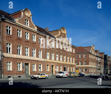 Hollaendisches Viertel, Hausfassaden, Backsteinbauten, Fenster, Potsdam, Havel, Brandenburg Stockfoto