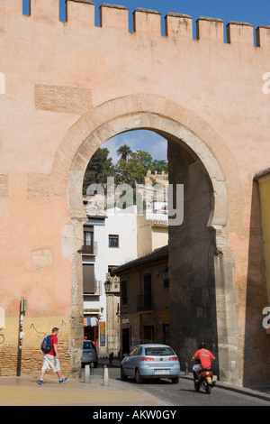 Granada Provinz Granada Spanien das elfte Jahrhundert Elvira Gate Stockfoto