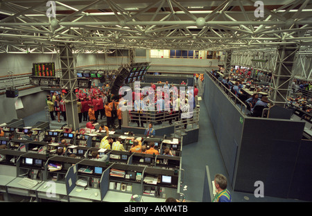 Futures-Trader an der Börse Liffe Stockfoto