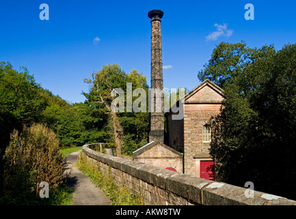 Leawood Pumping Station ein Watt Beam Motor am Cromford-Kanal in der Nähe von Matlock Bath in Derbyshire Peak District England Großbritannien Stockfoto