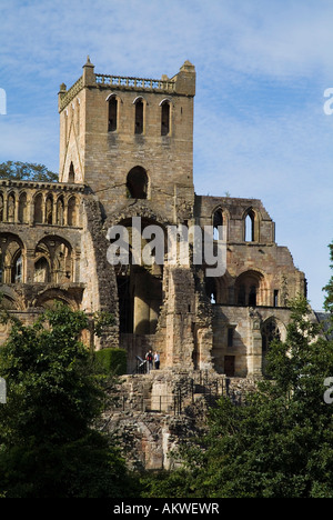 dh Jedburgh Abbey JEDBURGH GRENZT AN Augustiner-Abtei Ruinen schottische Kirche Ruinieren sie schottland Stockfoto