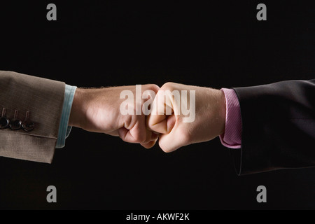 Männer Hand bilden Rock close-up Stockfoto