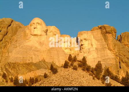 Mount Rushmore Nationalmonument in den Blackhills von South Dakota Stockfoto