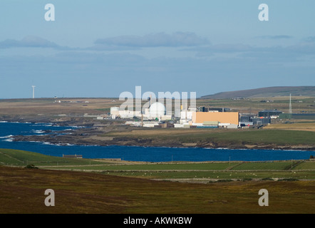 dh DOUNREAY CAITHNESS UK Atomreaktor-Elektrizitätskraftwerk in der Nähe von Thurso schottland Nordküste 500 Fusion Stockfoto