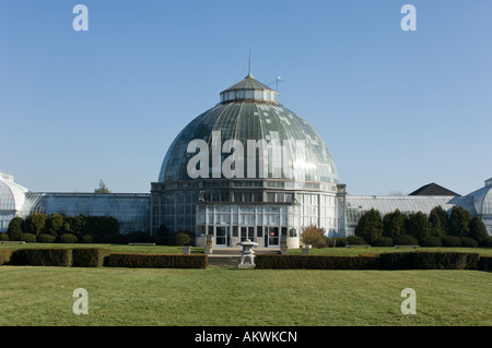 Die Anna Scripps Whitcomb Conservatory, Belle Isle, Detroit, Michigan, USA Stockfoto