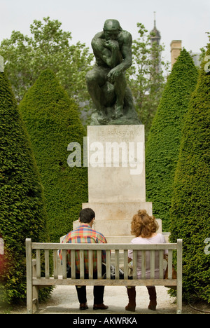 Frankreich, Paris, Musée Rodin, der Denker Stockfoto