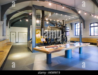 Die Sans Pareil Motor und Plan-Tabelle im Musée Fortbewegung Shildon County Durham UK Stockfoto