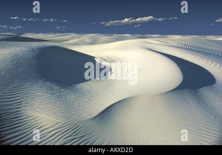 White Sands National Monument Alamagordo New Mexico USA Wüste Stockfoto