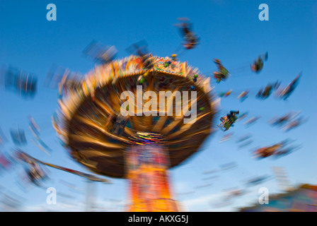 Karussell, Oktoberfest, München, Bayern, Deutschland Stockfoto