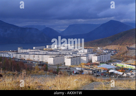 Chibiny Berge befinden sich in Russland im Gebiet Murmansk. Kola-Halbinsel, Russland Stockfoto