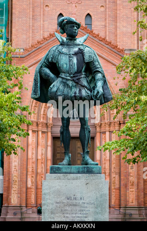 Wilhelm von Oranien (Wilhelm i.), Prinz von Vesteigerung Graf von Nassau (1533-1584), Wiesbaden, Hessen, Deutschland Stockfoto