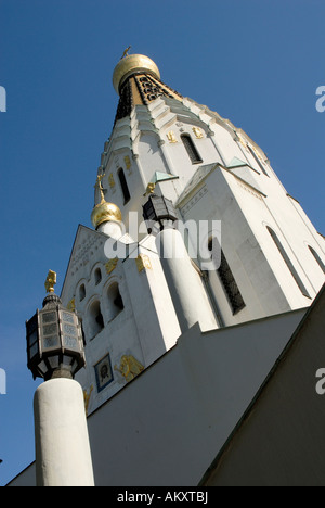Russische orthodoxe Kirche, Leipzig, Sachsen, Deutschland Stockfoto