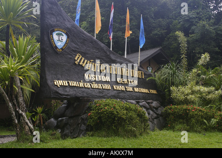 Eingang des Khao Sok National Park, Thailand, Asien Stockfoto