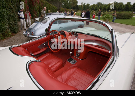 Chevrolet Corvette, USA 1958, Oldtimer-Treffen, Schwetzingen, Baden-Württemberg, Deutschland Stockfoto