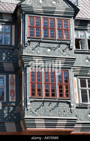 Die Taverne "Zum Riesen", älteste Taverne in Deutschland, Altstadt, Fachwerk Häuser, Miltenberg, Bayern, Deutschland Stockfoto