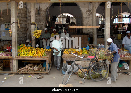 Basar Darajani Markt in Stone Town Sansibar Tansania Stockfoto