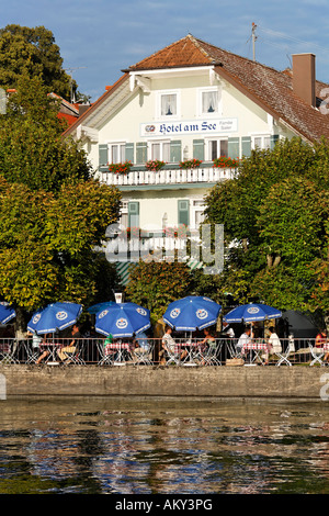 Hotel bin siehe, Ammerland, Starnberger See (Starnberger See), Oberbayern, Deutschland Stockfoto