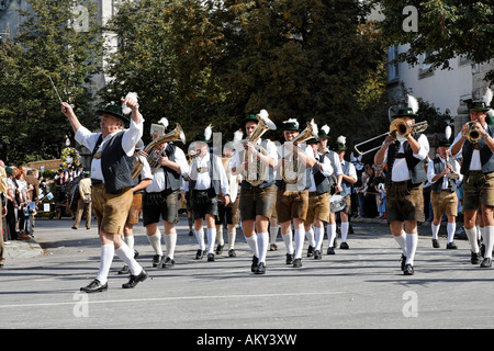 Traditionelle Eröffnung Parade, Oktoberfest, Münchner Bier Festival, Bayern, Deutschland Stockfoto