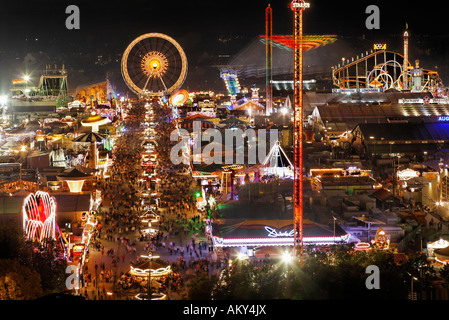 Oktoberfest, Münchner Bier Festival, Bayern, Deutschland Stockfoto