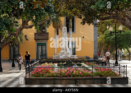 Plaza Hurtado de Mendoza in Triana, Las Palmas de Gran Canaria, Spanien Stockfoto