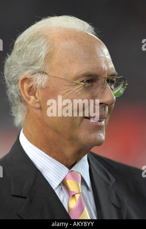 Franz BECKENBAUER GER Portrait Stockfoto