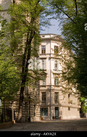 Fassaden der alten Gebäude, Kreuzberg, Berlin, Deutschland Stockfoto