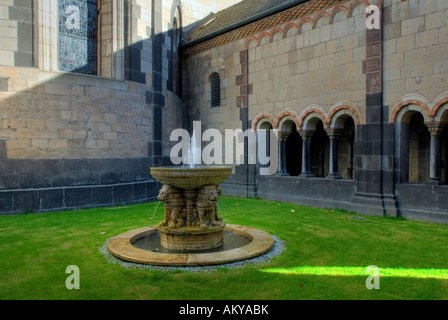 Die Abteikirche der Benediktiner Kloster Maria Laach, Germany, Rheinland-Palantine Stockfoto