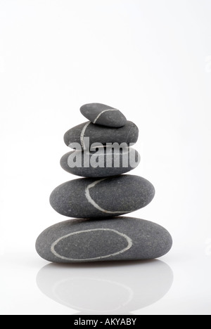 Stein-Pyramide, studio Stockfoto