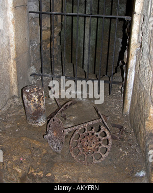 Gas-Granate in Fort Vaux, Lothringen, Frankreich Stockfoto