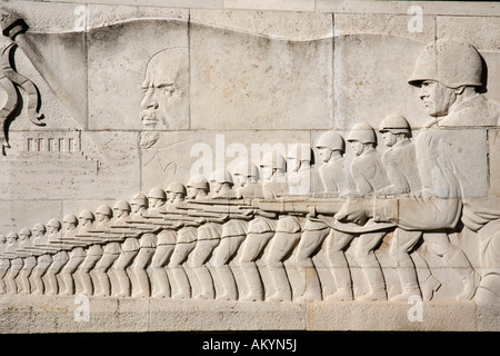 Sowjetischer Krieg-Denkmal, Treptow, Berlin, Deutschland Stockfoto