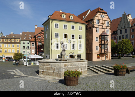 Stöckl, historische Altstadt von Cheb, Eger, Westböhmen, Tschechien Stockfoto