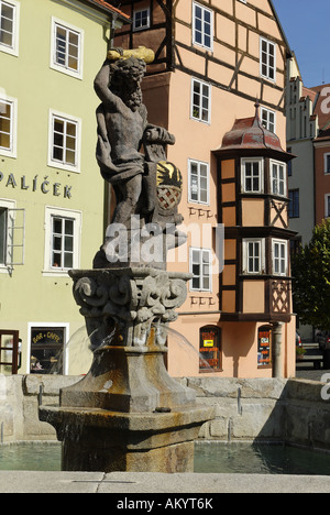 Stöckl, historische Altstadt von Cheb, Eger, Westböhmen, Tschechien Stockfoto