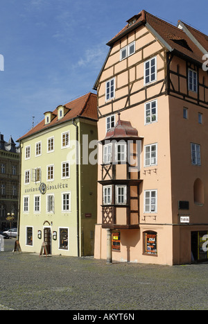 Stöckl, historische Altstadt von Cheb, Eger, Westböhmen, Tschechien Stockfoto