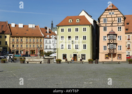 Stöckl, historische Altstadt von Cheb, Eger, Westböhmen, Tschechien Stockfoto