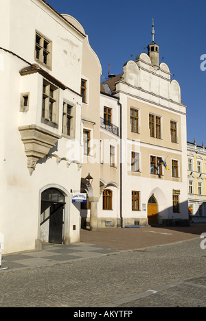 Historischen alten Stadt von Slavonice, Süd-Mähren, Tschechische Republik Stockfoto